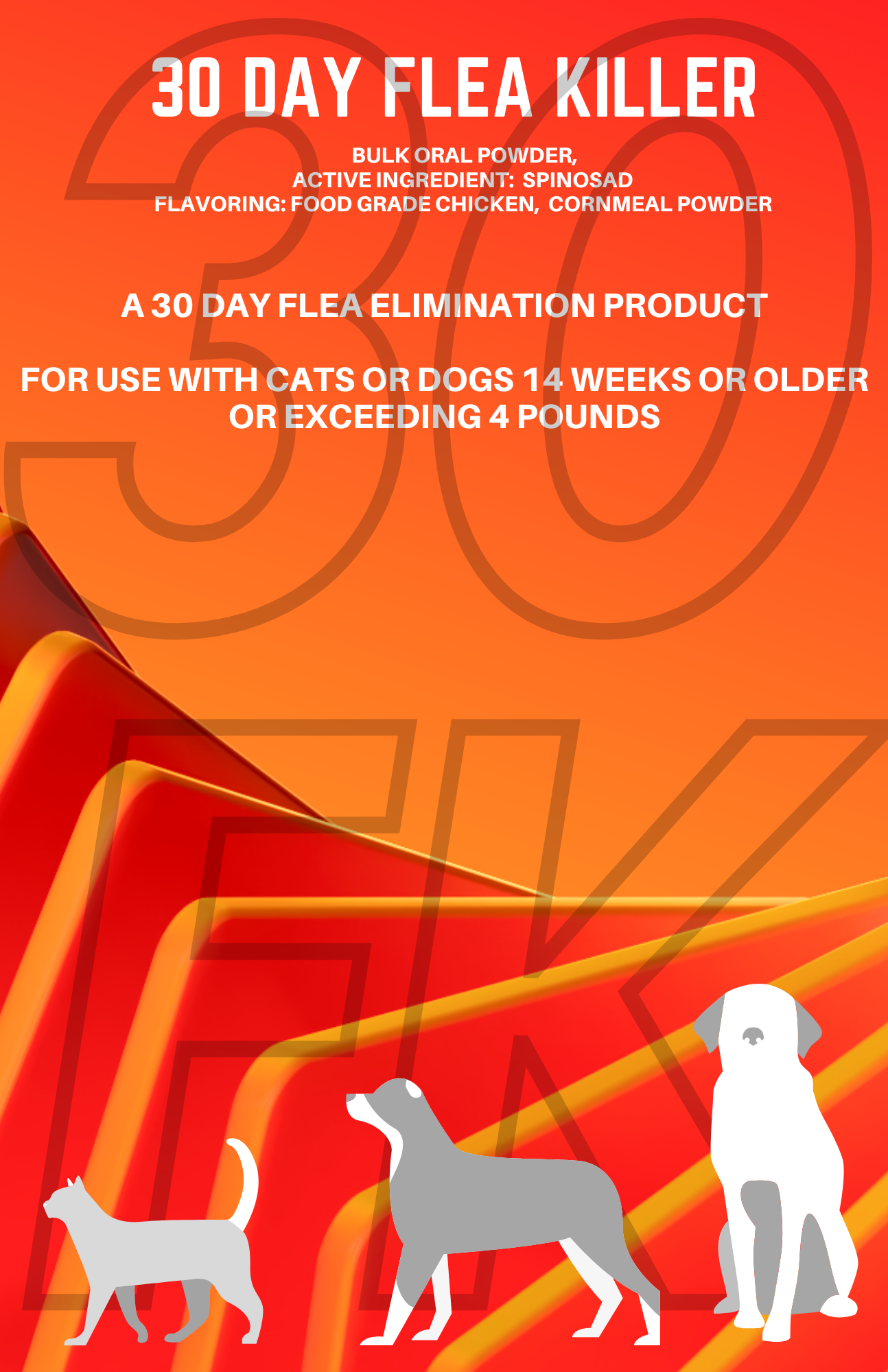 30 Day Flea Killer 6 gram packet