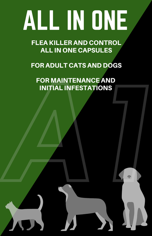 All in One Capsules For cats and dogs 6 to 25 pounds 12 count